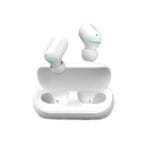 Casti audio A2 , Wireless, Bluetooth 5.0, Bass, dock de incarcare magnetic inclus, Microfon Dual, Alb, Oferte Shop