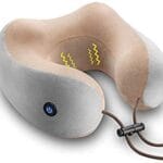 Perna de masaj electrica in forma de U, suport cervical, terapie magnetica, 26 cm, Memory Foam, Oferte Shop