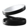 Oglinda rotunda machiaj cu iluminare LED ,reglabila , 25 cm, efect de lupa, Negru, Oferte Shop