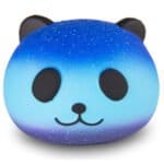 Jucarie Squishy Urs Panda, Albastru intergalactic , cadou Pro Spinner marca Oferte Shop , 10 cm