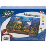 Puzzle cu cuburi 3D ,multicolor, 6 in 1, set constructie din 12 piese, Subacvatice, + 3 ani, Oferte Shop