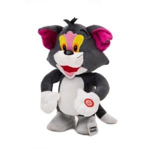 Jucarie Pisica Tom interactiv, vorbitor si cu povesti, 20cm, Baterii incluse, Oferte Shop