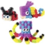 Set de creatie cu arici, 400 Piese din care poti crea prietenii imaginari, + 4 ani, Multicolor, New Generation by Oferte Shop