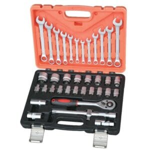 Trusa chei si tubulare 1/2", 37 piese, valiza depozitare inclusa, New Generation by Oferte Shop