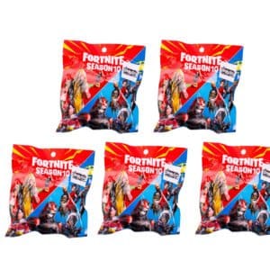 Kit 5 X Figurina Fortnite, Sezonul 10, cu cartonase surpriza, Mistery Box, New Generation by Oferte Shop
