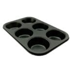 Forma de briose, dimensiune 35cm , suprafata aluminiu antiaderent, Negru, New Generation by Oferte Shop