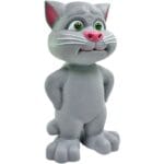 Jucarie Talking Tom interactiva, motanul vorbitor cu povesti, repeta tot ce aude, 20cm, Baterii incluse, by Oferte Shop