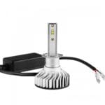 Kit Becuri Auto H1 LED CANBUS, F2, LED Headlight, Lentile ZES Generatia 2, 6000 lm, 50W, fara eroare de bec ars