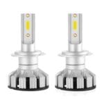 Kit Becuri Auto H1 LED CANBUS, F6, LED Headlight, Lentile ZES Generatia 2, 6000 lm, 50W, fara eroare de bec ars