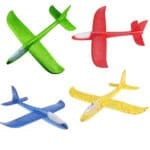Set 4 bucati Avion planor cu iluminare LED incorporata, Anti-Shock Sistems New Generation, din material EPP polipropilen, 48cm, cadou surprza Oferte Shop