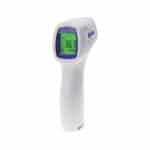 Termometru cu Infrarosu, Non contact, Afisaj LCD, Timp masurare 0,5 sec, Distanta masurare 3-5 cm, Alarma temperatura mare, Frunte si suprafete