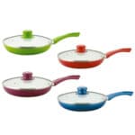 Tigaie ceramica cu capac Peterhoff - 26 cm (Oferta Speciala Teleshopping)