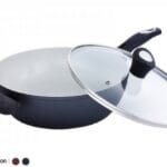 Tigaie ceramica Bergner 4,3 L cu capac yena 6622 (Produse de bucatarie)