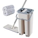 Mop plat WRING & CLEAN® - SET DE CURĂȚARE 2 ÎN 1 - doar 149 lei - Oferta Teleshopping