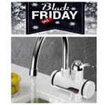 Robinet electric Instant Water Heater - pentru incalzit apa, afisaj LCD, 360 grade, temperatura reglabila, putere 3000W