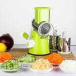 Top Slicer - Razatoare manuala cu 3 lame rotative din inox, pentru legume si fructe